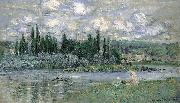 Claude Monet View of Vetheuil sur Seine France oil painting artist